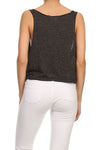 Relaxed Fit Cropped Tank